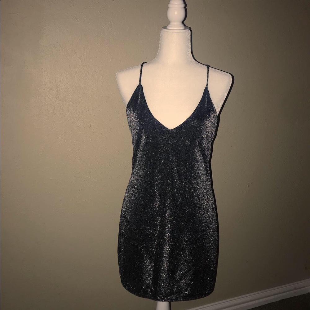Black sparkly clubbing dress